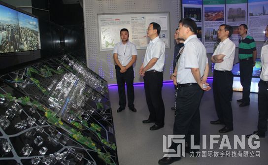 武侯区四大班子领导调研的武侯规划展示中心