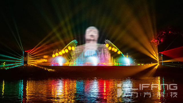 乐山大佛水舞光影秀