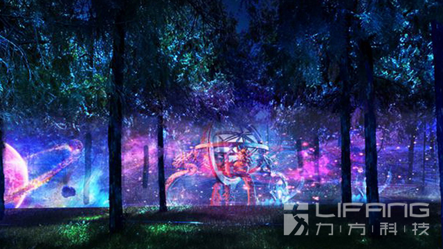 夜游卧龙岗 实景演绎