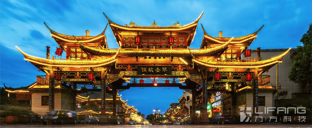 琴台路城市亮化