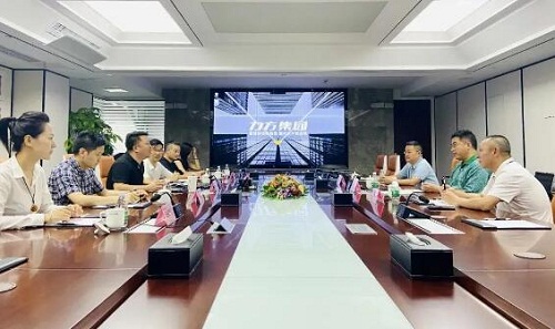 玉龙集团董事刘晓华一行莅临安博站官网考察交流