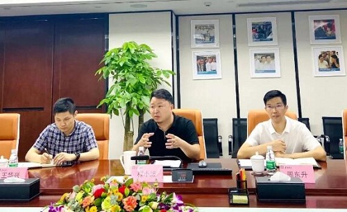 玉龙集团董事刘晓华一行莅临安博站官网考察交流